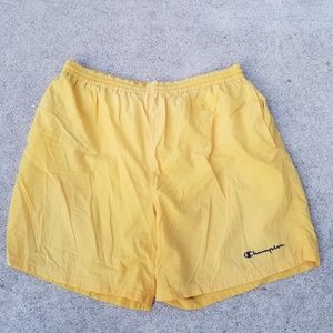 Rare Champion Yellow Swim TRunks